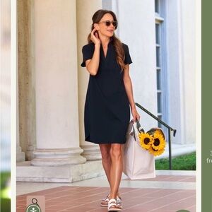 Frank & Eileen Black Short Sleeve Dress NWT (size L)